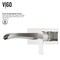 Vigo Cornelius Single Handle Wall Mount Bathroom Faucet in Brushed Nickel VG05004BN - alternate 4