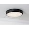 Afx Bailey 14in LED Flush Mount, Black BAYF14LAJUDBK - alternate 2