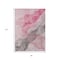 Homeroots 8' X 10' Blush And Gray Abstract Washable Indoor Outdoor Area Rug 631830 - alternate 4