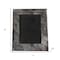 Homeroots 5" x 7" Gray Cowhide Hanging & Tabletop Picture Frame with Mat 332318 - alternate 1