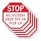 Signmission Stop No Student Drop Off or Pick Up, 10 inch X 10 inch, Aluminum Metal Signs, 5PK OC-A-5Pack-10-109 - alternate 1