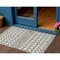 Homeroots 3' X 5' Ivory Red And Gray Geometric Washable Indoor Outdoor Area Rug 612184 - alternate 1