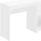 Homeroots 48" White Wood Writing Desk With Two Drawers 723764 - alternate 5