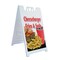 Signmission Cheeseburger Fries Soda, A-Frame & 2 Decals Installed, Heavy-Duty Plastic Frame SBHD-D-2436-Cheeseburger Fries Soda - alternate 1