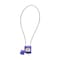 Brady Velocity 16in Compact Cable Lockout Padlocks Nylon 8in Shackle Clearance KD Purple CPPL-PRP-400CB-KD - alternate 1