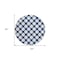 Homeroots 8' Navy Blue And Ivory Round Polka Dot Washable Indoor Outdoor Area Rug 595255 - alternate 5