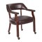 Office Star Collection: Traditional Traditional Guest Chair, Ox Blood Seat, Ox Blood Back, 24 1/2" W 23-1/2" L TV231-JT4 - alternate 1