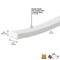 M-D Building Products 1/4 in. x 1/2 in. x 17 ft. White Foam Window Seal for Medium Gaps 02758 - alternate 4