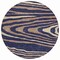 Homeroots 8' Black Taupe And Beige Round Faux Bois Washable Indoor Outdoor Area Rug 614475 - alternate 5