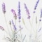 Homeroots 16" X 26" Natural White And Lavender Floral Wood Framed Art 634061 - alternate 3