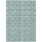 Homeroots 5' X 8' Teal Blue And Ivory Geometric Washable Indoor Outdoor Area Rug 583319 - alternate 4
