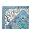 Homeroots 26" X 45" Blue Aqua And Ivory Flower Floral Cotton Macrame Hanging Tapestry 548328 - alternate 5