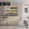 Apollo Tile Amalfi 9x8 in. Ivory White with Copper flecks Glossy Shell, Terrazzo Hexagon Tile, 5PK APLAQT8804HXWHT - alternate 6
