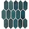 Daltile Miramo 2'' x 5'' Ceramic Picket Wall Mosaic, 12PK MR48PCK25MBMSGL - alternate 6