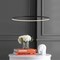 Jonathan Y Brice 35" Modern Contemporary Metal Round Integrated LED Pendant, Matte Black JYL7220A - alternate 6
