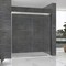 Fab Glass And Mirror Bypass Sliding Tub Shower Door Sorrento Lux Series Adjustable 56in-60in Width 58in Height - Semi-F SHSOL60X58BN - alternate 1