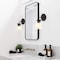 Jonathan Y Kondo 6.38" 1-Light Modern Farmhouse Iron LED Vanity, Oil Rubbed Bronze/Clear JYL9906A - alternate 6
