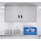 Koolmore Stainless Steel Commercial Wall Cabinet with hinged Doors 15 x 48 KM-WMC-1548-S - alternate 4