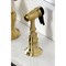 Kingston Brass Bridge Kitchen Faucet with Brass Sprayer, Brushed Brass KS7797AXBS - alternate 3