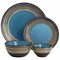 Gibson Elite Cafe Versailles 16 Piece Double Bowl Dinnerware Set in Blue 89751.16R - alternate 5