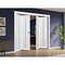 Sartodoors Sliding Closet Double Bi-fold Doors White Solid Core Modern Interior QUADRO4112DBF-WS-96 x 84 (4* 24x84) - alternate 4