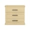 Manhattan Comfort Clifford Nightstand in Natural Oak (3-Drawer) NS1564-1 - alternate 7