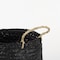 Homeroots Set of Three Black Wicker Basket, 3PK 392162 - alternate 7