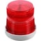 Edwards Signaling Warning Light, Red, (6) LED, 24V DC, 65 FPM, 4 9/32 in Dia., Panel/Conduit 48XBRMR24D - alternate 1