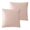 Homeroots Blush King Polyester 220 Thread Count Washable Duvet Cover Set 529037 - alternate 7