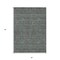 Homeroots 5' X 8' Teal Blue Beige And Taupe Floral Washable Indoor Outdoor Area Rug 582309 - alternate 5
