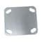 Vestil Polyurethane Rigid Caster 6 In. Diameter x 2 In. Width 903 Lb. Capacity Light Blue/Gray CST-KB-6X2PUP-R - alternate 5