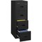 Fireking 4 Drawer, 1 Hr Fire & impact rated, 22" depth, Ltr/Lgl Black 4R1822-CBL - alternate 2