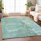 Homeroots 5' X 8' Emerald Abstract Washable Indoor Outdoor Area Rug 607783 - alternate 4