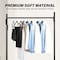 Simple Deluxe HealSmart Velvet Hangers, Space Saving Clothes Hangers for Closet, Black, 50PK HKHANGVELVET50BLK - alternate 3