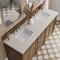 James Martin Vanities Brittany 72" Double Vanity, Saddle Brown, w/ 3 CM Siberian Silestone Top 650-V72-SBR-3SFR - alternate 4