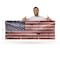 Signmission Rusty American Flag, 36 Inch x 96 Inch, Vinyl Banner B-96-30841 - alternate 3