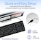 Delton Medical Grade Airtight Waterproof USB Backlit Computer Keyboard & Touchpad, Black M70 - alternate 7