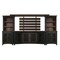 Homeroots 72" Brown and Black Distressed Wood Dining Hutch With Two Doors 630363 - alternate 6