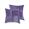 Homeroots Set of Two 18" Purple Cowhide Throw Pillows, 2PK 544612 - alternate 3