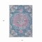 Homeroots 5' X 8' Blue Floral Medallion Washable Indoor Outdoor Area Rug 607843 - alternate 3