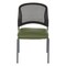 Office Star Products ProGrid Titanium & Black Visitors Chair, Straight Legs, Dillon Green 86724R-R106 - alternate 2