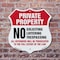 Signmission Private Property Shield Label Set No Sol, 18 inch X 18 inch, Plastic Sign, 2PK SHI-P-2PACK-18-439 - alternate 3