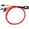 Rocstor PREMIUM 50CM 19.7IN SERIAL ATTACHED SCSI SAS CABLE, 1X SFF-8087 36-PIN PLUG Y10C873-RD - alternate 1