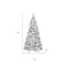 Homeroots 4' Full Flocked Pine Christmas Tree 713056 - alternate 3