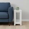 Homeroots 22" White Wood End Table With Shelf 333041 - alternate 3