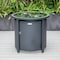 Leisuremod Walbrooke Black Patio Round Tank Holder, Black WH24BL - alternate 4