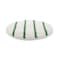 Rubbermaid Commercial Carpet Bonnet with Green Stripes, 19" FGP26900WH00 - alternate 2