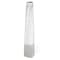 Homeroots 40" White Faux Marble Tapered Ceramic Floor Vase 576740 - alternate 3