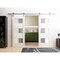 Vdomdoors Double Barn Interior Door, 60" x 80", White SETE6003DB-S-WS-60 - alternate 3
