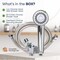 Supply Giant Shower Head, 3 Function Massage Showerhead, 1.8 GPM, 2.93 Face Diameter, Handheld, Chrome 74-45230I - alternate 3